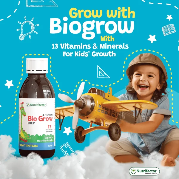Bio Grow – Kids Multivitamin Syrup for Growth, Immunity & Picky Eaters
