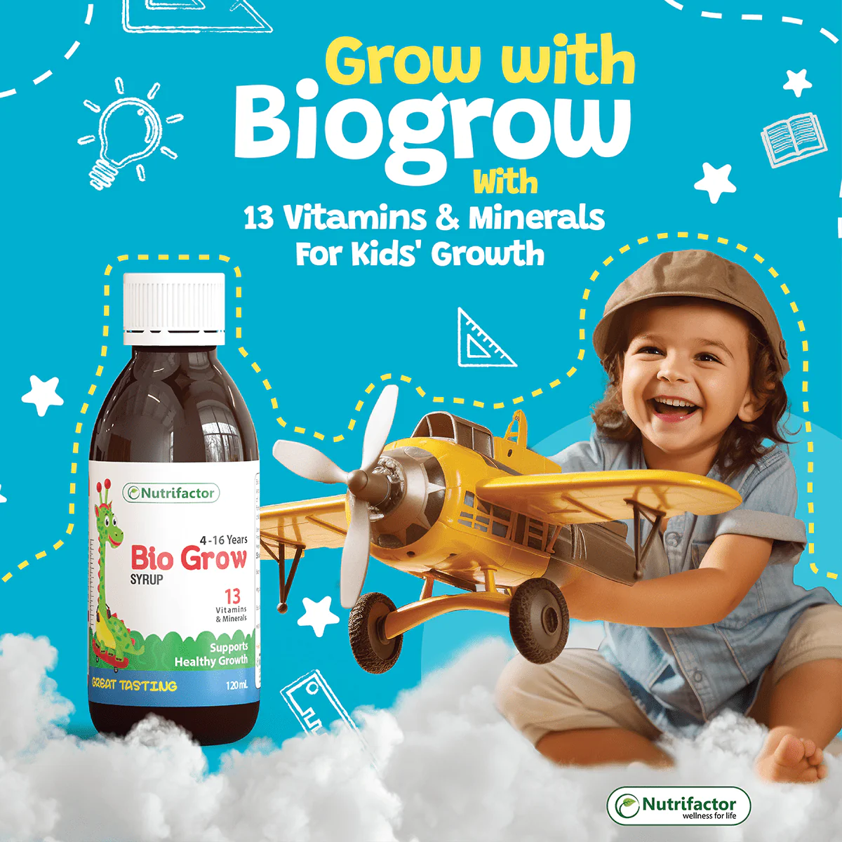 Bio Grow – Kids Multivitamin Syrup for Growth, Immunity & Picky Eaters - Image 2
